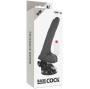 BASECOCK - VIBRATORE REALISTICO TELECOMANDO NERO 19 CM -O- 4 CM