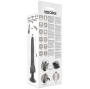 BASECOCK - VIBRADOR DE CONTROLE REMOTO REALISTA PRETO 19 CM -O- 4 CM