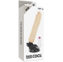 BASECOCK - REALISTISCHER NATÜRLICHER FERNBEDIENUNGSVIBRATOR 20 CM -O- 4 CM