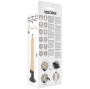 BASECOCK - VIBRADOR DE CONTROLE REMOTO NATURAL REALISTA 19.5 CM -O- 4 CM