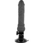 BASECOCK - VIBRADOR DE CONTROLE REMOTO REALISTA PRETO 19.5 CM -O- 4 CM