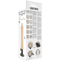 BASECOCK - VIBRADOR REALÍSTICO CONTROLE REMOTO NATURAL 21 CM -O- 4 CM