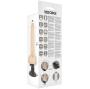 BASECOCK - VIBRADOR ARTICULVEL CONTROLE REMOTO NATURAL 21 CM -O- 5 CM