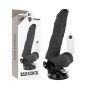 BASECOCK - VIBRADOR ARTICULVEL CONTROLE REMOTO PRETO 21 CM -O- 5 CM