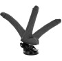 BASECOCK - VIBRADOR ARTICULVEL CONTROLE REMOTO PRETO 18.5 CM -O- 4 CM