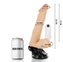 BASECOCK - VIBRADOR ARTICULVEL CONTROLE REMOTO NATURAL 20 CM -O- 4.5 CM