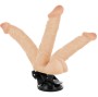 BASECOCK - VIBRADOR ARTICULVEL CONTROLE REMOTO NATURAL 20 CM -O- 4.5 CM
