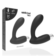 ADDICTED TOYS - PROSTATIC VIBRATOR RECHARGEABLE MODEL 5 - BLACK