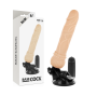 BASECOCK - VIBRADOR DE CONTROLE REMOTO NATURAL REALISTA BASECOCK 19,5 CM