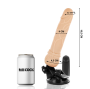 BASECOCK - VIBRADOR DE CONTROLE REMOTO NATURAL REALISTA BASECOCK 19,5 CM