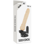 BASECOCK - VIBRADOR DE CONTROLE REMOTO NATURAL REALISTA BASECOCK 19,5 CM