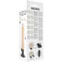 BASECOCK - VIBRADOR DE CONTROLE REMOTO NATURAL REALISTA BASECOCK 19,5 CM