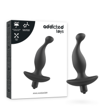 ADDICTED TOYS - ANAL MASSAGER WITH BLACK VIBRATIONMODEL 2