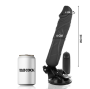 BASECOCK - REALISTIC VIBRATOR REMOTE CONTROL BLACK 20 CM -O- 4 CM