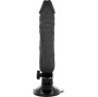 BASECOCK - VIBRATEUR RÉALISTE TÉLÉCOMMANDE NOIR 20 CM -O- 4 CM