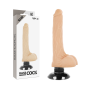 BASECOCK - VIBRATEUR RÉALISTE 2-1 NATUREL 18.5 CM -O- 4 CM