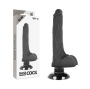BASECOCK - VIBRATEUR RÉALISTE 2-1 NOIR 18.5 CM -O- 4 CM
