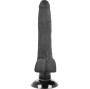 BASECOCK - VIBRATEUR RÉALISTE 2-1 NOIR 18.5 CM -O- 4 CM