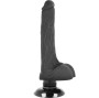 BASECOCK - VIBRATEUR RÉALISTE 2-1 NOIR 18.5 CM -O- 4 CM