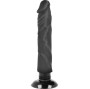 BASECOCK - VIBRADOR REALÍSTICO BASECOCK 2-1 PRETO 20 CM -O- 4 CM