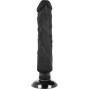 BASECOCK - VIBRADOR REALÍSTICO BASECOCK 2-1 PRETO 20 CM -O- 4 CM
