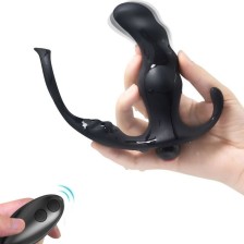 ARMONY - KNIGHT VIBRATOR ANAL PROSTATA & RING FERNBEDIENUNG SCHWARZ