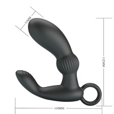 PRETTY LOVE - CAYLA ANAL VIBRATOR MASSAGER BLACK