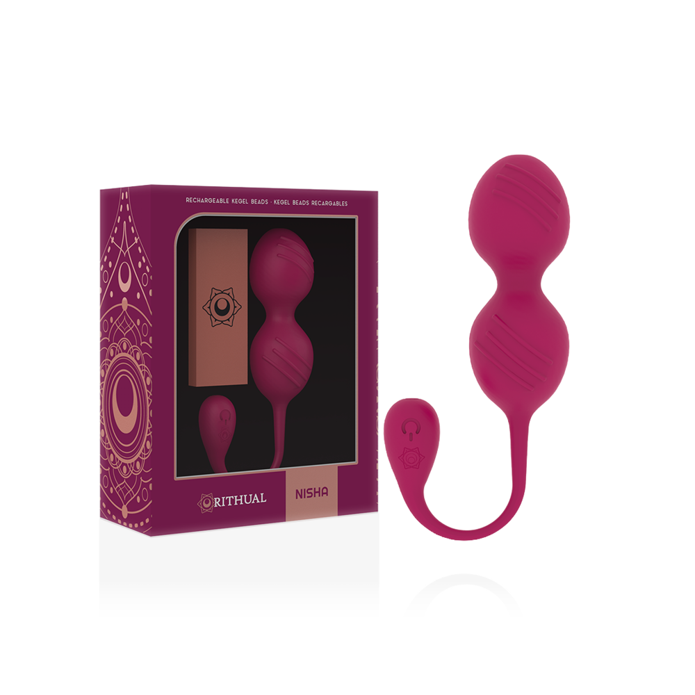 RITHUAL - NISHA RECHARGEABLE VIBRATING KEGEL BALLS ORCHID