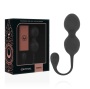 RITHUAL - BOLAS DE KEGEL VIBRATÓRIAS RECARREGVEIS NISHA PRETAS