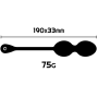 RITHUAL - NISHA RECHARGEABLE VIBRATING KEGEL BALLS BLACK