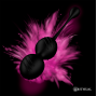 RITHUAL - NISHA RECHARGEABLE VIBRATING KEGEL BALLS BLACK