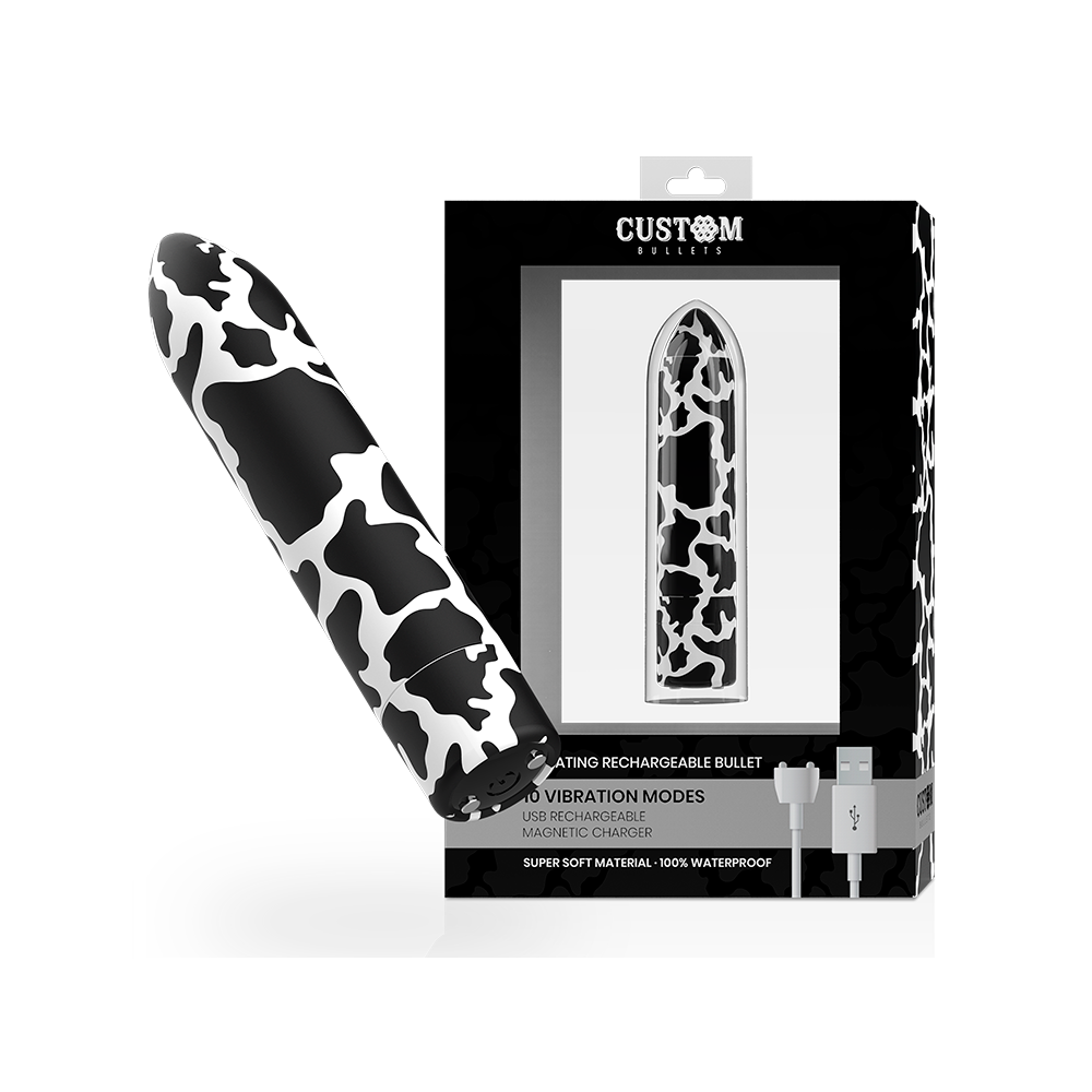 CUSTOM BULLETS - RECHARGEABLE COW MAGNETIC 10 INTENSITIES