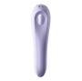 SATISFYER - DUAL PLEASURE AIR PULSE VIBRATOR MAUVE