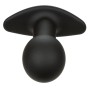 CALEXOTICS - ROCK BOTTOM PLUG ANAL 10 VIBRAÇÕES SILICONE PRETO