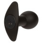 CALEXOTICS - ROCK BOTTOM ANAL PLUG 10 VIBRATIONEN SILIKON SCHWARZ