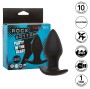 CALEXOTICS - ROCK BOTTOM PERFECT ANAL PLUG 10 VIBRATIONEN SILIKON SCHWARZ