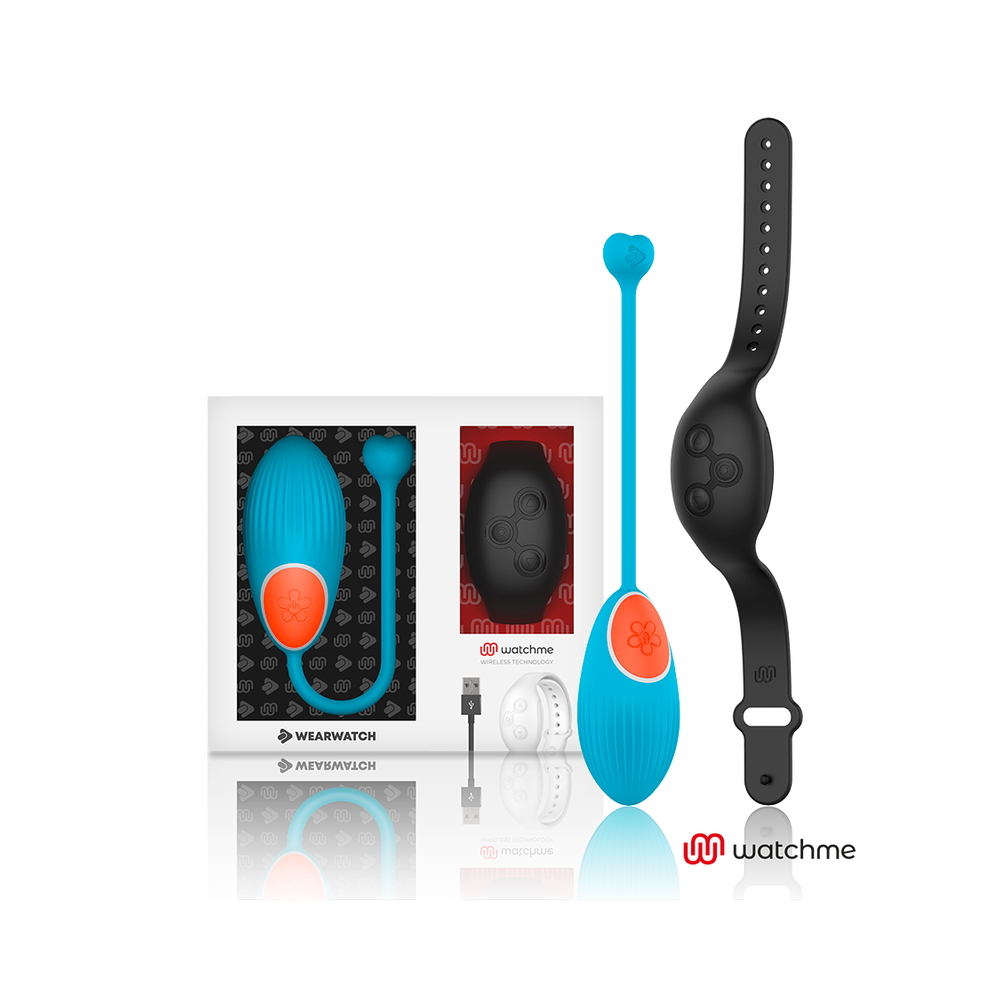 WEARWATCH - TECNOLOGIA SEM FIO EGG WATCHME AZUL / PRETO JATO