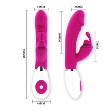 PRETTY LOVE - FLIRTATION VIBRATOR WITH RABBIT GENE