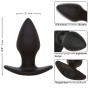 CALEXOTICS - ROCK BOTTOM PERFECT ANAL PLUG 10 VIBRAZIONI SILICONE NERO