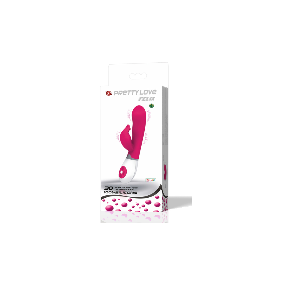 PRETTY LOVE - FLIRTATION VIBRATEUR AVEC STIMULATEUR FELIX