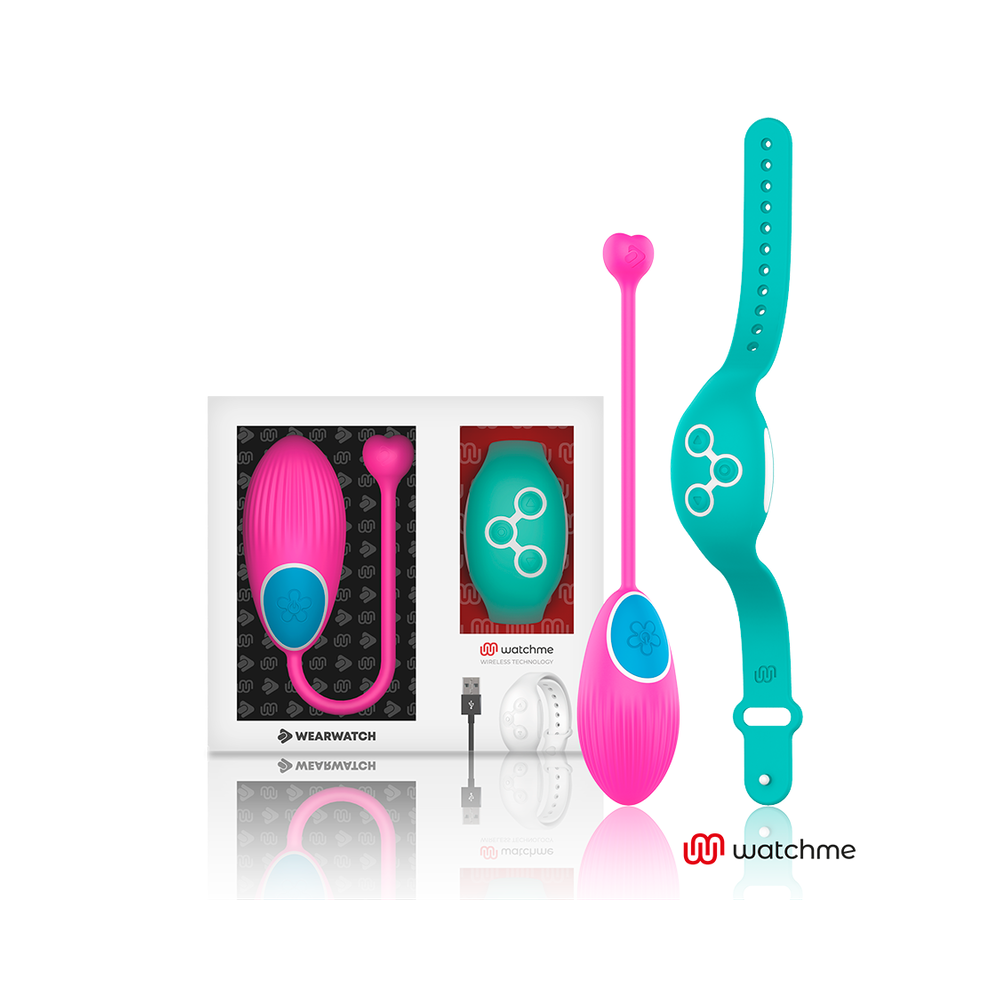 WEARWATCH - TECNOLOGIA WATCHME CONTROLE REMOTO OVO FÚCSIA / ÁGUA DO MAR