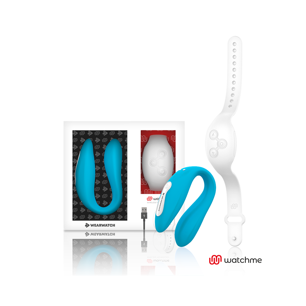 WEARWATCH - DUAL PLEASURE WIRELESS TECHNOLOGY WATCHME INDIGO / SNOWY