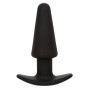CALEXOTICS - ROCK BOTTOM TAPERED ANAL PLUG 10 VIBRACIONES SILICONE BLACK