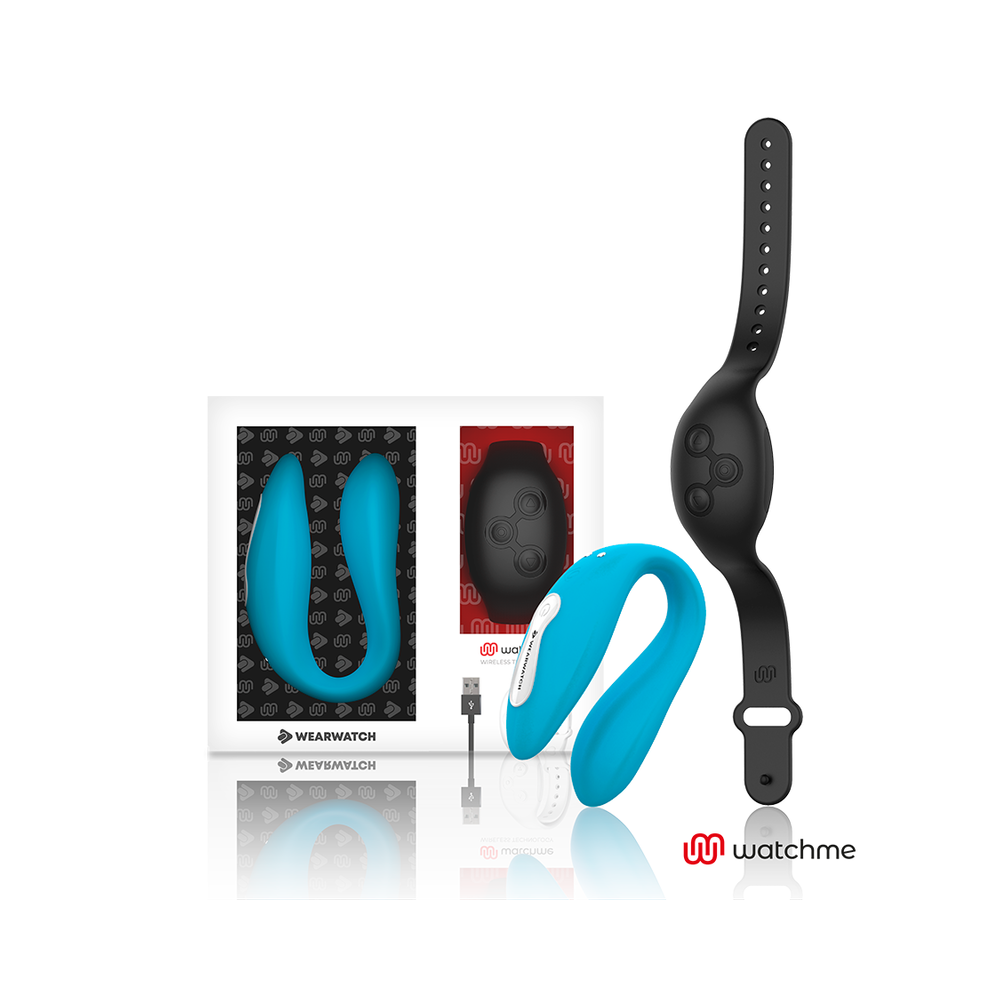 WEARWATCH - TECNOLOGIA WIRELESS DUAL PLEASURE WATCHME INDIGO / JET BLACK
