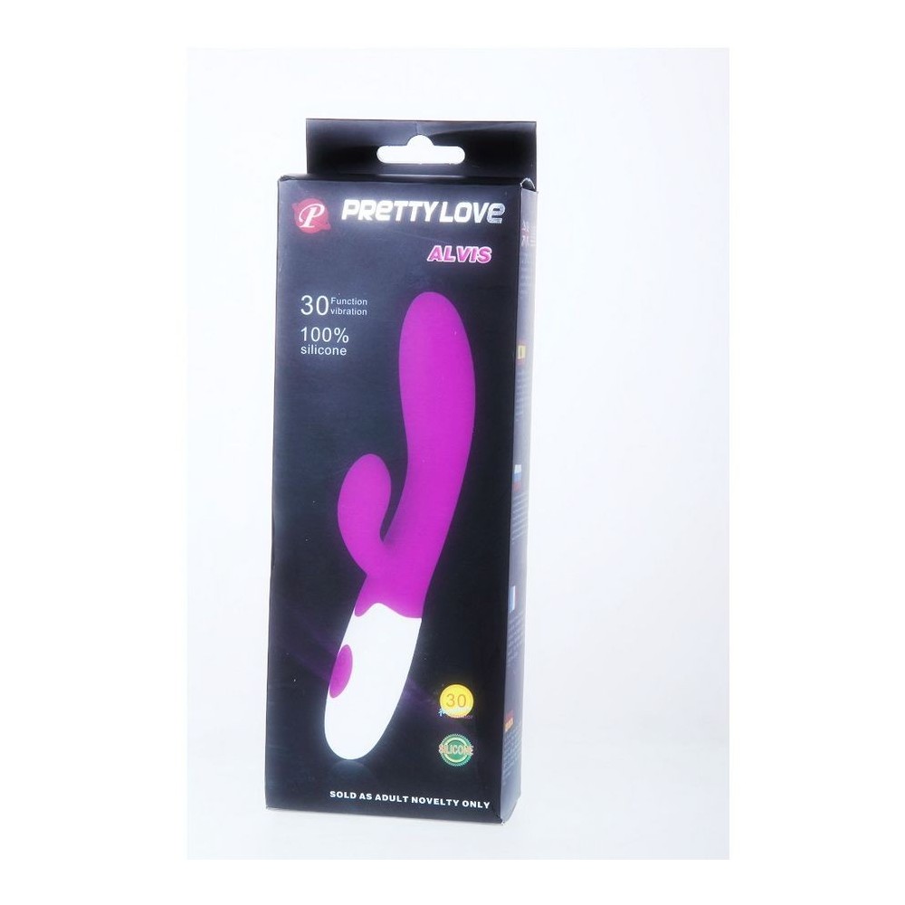 PRETTY LOVE - FLIRTATION VIBRATEUR ALVIS AVEC STIMULATEUR DE CLITORIS