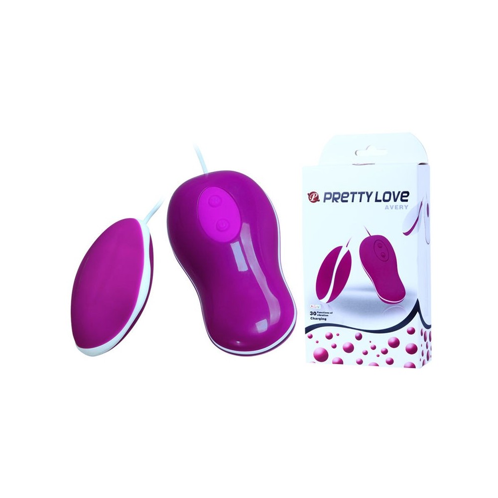 PRETTY LOVE - FLIRTATION OEUF VIBRANT AVEC TÉLÉCOMMANDE AVERY