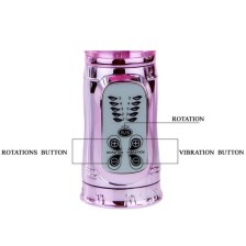 BAILE - VIBRATEUR RECHARGEABLE AVEC STIMULATEUR DE PAPILLON ROTATION ET THROBBING