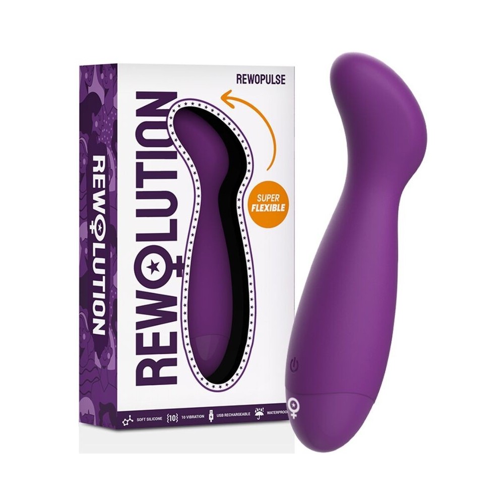 REWOLUTION - REWOPULSE FLEXIBLE VIBRATOR G-POINT STIMULATOR
