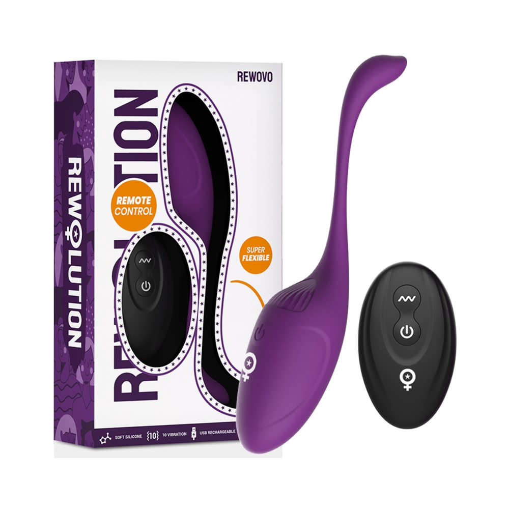 REWOLUTION - CONTROLE REMOTO DO VIBRADOR DE OVO REWOVO