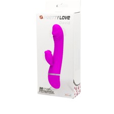 PRETTY LOVE - FLIRTATION VIBRATEUR AVEC LAPIN DAVID